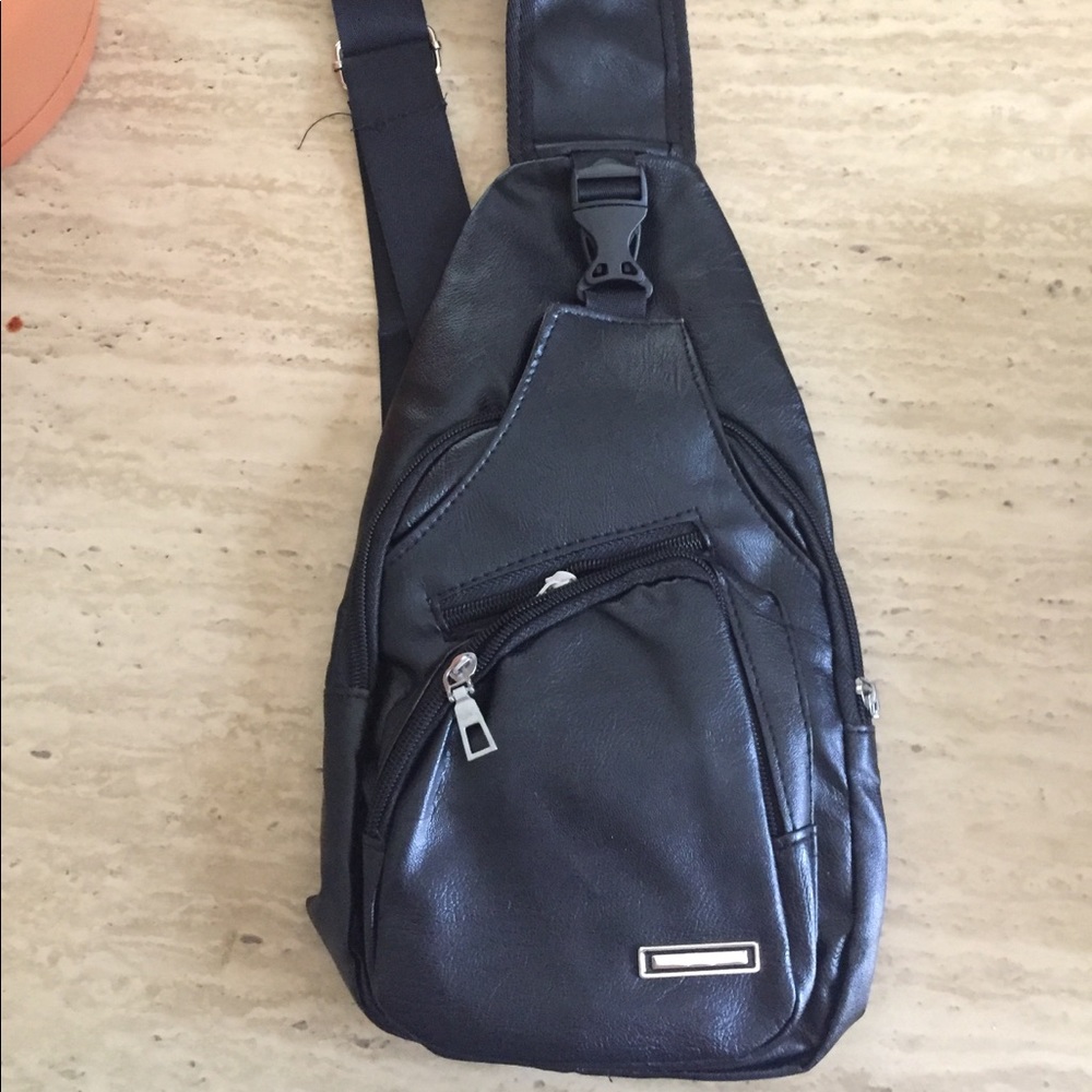 PU Black CrossBody Bag